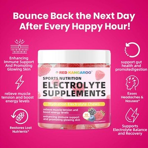 OEM hạnh phúc giờ Viện trợ gummies bổ sung trước khi trò chơi bên hydrat hóa chất điện giải rượu dhm cây kế sữa sau khi uống Gummy - Product Image 5