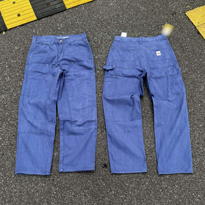 <span class=keywords><strong>Jeans</strong></span> da Lavoro Giapponesi Stile Carpenter di Marca, Design Largo a Gamba Dritta di Alta Gamma, Denim Casual Estivo con Bottoni Medi - Product Image 6