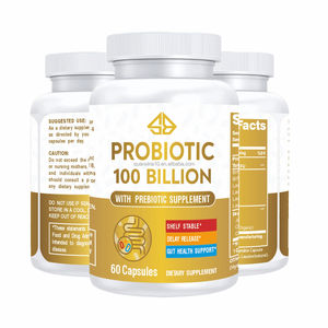 Fórmula de Extractos Herbales Probióticos y Prebióticos de 100 Mil Millones, Extendida para Mejorar la Inmunidad, Suplemento para Adultos con 60 Cápsulas de Larga Duración - Product Image 3