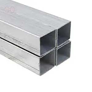 ASTM A106 A36 A53 BS Shs Galvanized Structural square Rectangular Steel Pipe Greenhouse welded hollow GI galvanized steel pipe