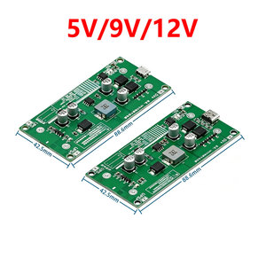 Type-C MICRO 15W 3A Fast Charge <b>UPS</b> <b>Power</b> <b>Supply</b> 18650 Lithium Battery Charger Module DC-DC Step <b>Up</b> Booster Converter 5V 9V 12V - Product Image 1