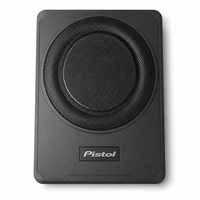 Subwoofer universel 12V pour voiture, 10 pouces, amplificateur intégré, caisson de basses 2000W max, filtre passe-bas et amplification des basses réglables