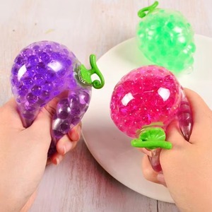 CHENXI Hot Selling Water Beads Stress <b>Balls</b> Cute Strawberry <b>Squeeze</b> Fidget Toys 6.5x9.5cm for Children Ages 8+ Antistress - Product Image 4
