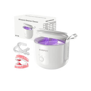 Mini limpiador UV ultrasónico portátil, Nueva joyería para el hogar y bandeja blanqueadora de relojes, dentadura <span class=keywords><strong>dental</strong></span> y Limpieza de dientes de ortodoncia - Product Image 1