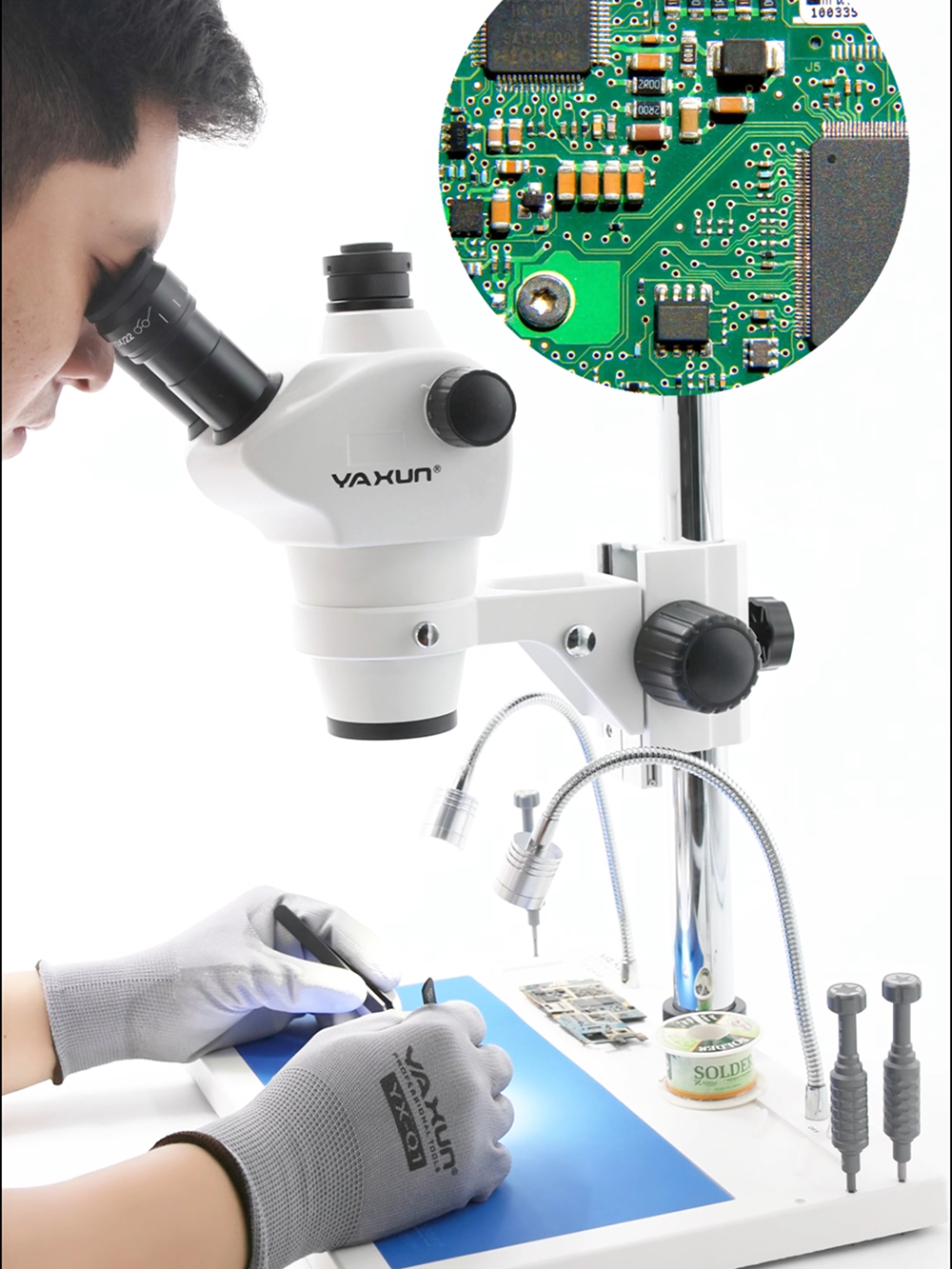 Microscope de réparation