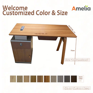 Poste de travail modulaire en bois pour personnel de <span class=keywords><strong>bureau</strong></span>, table combinable librement de 1 à 6 personnes, personnalisable, durable, pour <span class=keywords><strong>usine</strong></span> et <span class=keywords><strong>bureau</strong></span> - Product Image 3