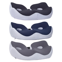 Coussin de siège ergonomique antidérapant en mousse à mémoire de forme pour siège de bureau ou de voiture, pour soulager la douleur de la sciatique, du dos, du coccyx et du peroné