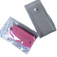 Sac en plastique transparent en PVC avec bouton-pression Sac à fermeture éclair en PVC Petit sac en plastique Machine à fabriquer des sacs en plastique