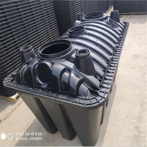 ระบบถังบำบัดน้ำเสียพลาสติก HDPE เสริมแรงพร้อมรับประกัน1ปีสีดำ - Product Image 2