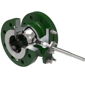 4 inch DN100 V-poort elektrische stroomregelklep gemotoriseerde actuator flens kogelkraan - Product Image 2
