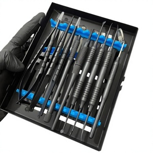 Juego de Pinzas Veterinarias de Acero Inoxidable, Otoscopio, Pinzas de Biopsia, Instrumentos Quirúrgicos Manuales Bloqueables para Clínica Veterinaria - Product Image 3