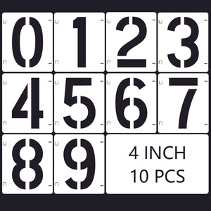 Modèle de peinture numérique évidé pour enfants Graffiti DIY panneau de pulvérisation de peinture murale - Product Image 4