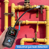 Detector de Gas Combustible CH4, Alta Sensibilidad, Pantalla LCD a Color HD, Sonido, Barra Analógica, Doble Alarma, Analizador de Gas