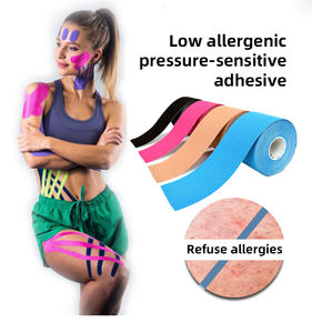 Cinta de kinesiología para fisioterapia muscular con flejes deportivos impermeables atléticos elásticos personalizados - Product Image 4