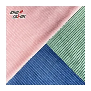 Kingcason中国制造商纯色条纹提花法兰绒羊毛面料保暖儿童毛毯床上用品家纺