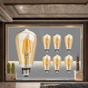 <span class=keywords><strong>Ampoule</strong></span> à filament 2W ST19 intérieur/extérieur E14/E27 2700K blanc chaud style Edison pour jardin/cour résidentiel en verre AC certifiée CE IRC 80 - Product Image 3