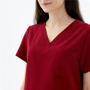 Uniformes de gommage confortables en Spandex à col en V légers et respirants - Product Image 5