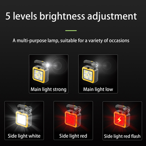 Lampada Portatile Multifunzione a Tre Sorgenti Luminose per Casa, Campeggio Esterno, Emergenze, Power Bank <span class=keywords><strong>con</strong></span> <span class=keywords><strong>Ricarica</strong></span> <span class=keywords><strong>Solare</strong></span> - Product Image 4