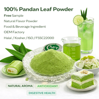 Poudre d'extrait de Pandanus Amaryllifolius en gros, saveur naturelle, poudre de Pandan 100% pure, poudre de feuilles de Pandan pour aliments et boissons