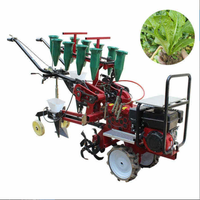Transplanteur de plants de légumes à une ou deux rangées de bonne qualité, autopropulsé, pour aubergines