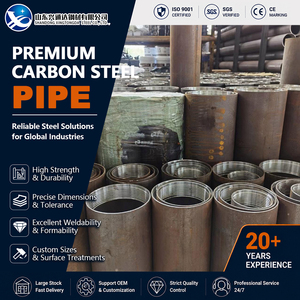 SAW A106 Gr.B A53 Gr.B Black 114.3mm 3mm Sch20 JIS G3454 Carbon Steel Pipe with Durable Construction Grade - Product Image 1