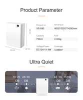 DANQ Promotion Diffuseur de Parfum Électrique Commercial Purificateur d'Air Machine à Huile Pure Diffuseur Automatique de Parfum