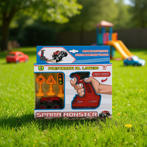 Jouet lanceur de monstres Spara avec camion monstre 26x25x7 cm en plastique à friction pour enfants de 3 ans et plus - Product Image 2