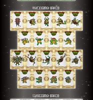Colección de Tarjetas de Juego de Mesa de Anime Japonés Samurai TMMNT Tortugas Ninja de Cultura Yanka al por Mayor