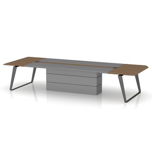 Escritorio Ejecutivo de Lujo de Alta Gama, Muebles de Oficina de Madera, Mesa de Juntas para Sala de Reuniones, Mesa de Conferencias - Product Image 4