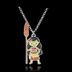 Bijoux de film et de télévision, Romance océanique, Cœur de <span class=keywords><strong>Feti</strong></span>, Collier Moana, Chaîne de clavicule pour femmes - Product Image 3
