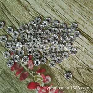Entretoises en argent tibétain 7,6*2,0*2,4 mm, alliage plaqué, composants de bijoux pour la création de bijoux DIY - Product Image 1