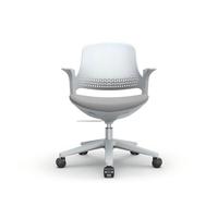 Chaise de bureau ergonomique réglable en hauteur, pivotante, avec accoudoirs, pour espace de travail moderne à domicile, couleurs au choix