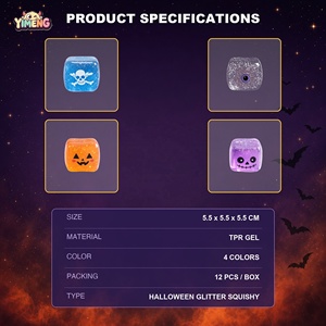 Chauve-souris Squishy Personnalisée d'<span class=keywords><strong>Halloween</strong></span> Effrayante à Remontée Lente, Anti-stress, Jouet Sensoriel Mignon Extensible, Cadeau pour Enfants et Adultes, à Presser - Product Image 3