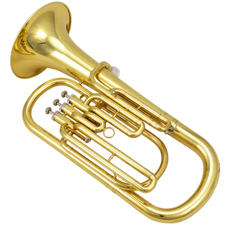 Musik instrumente Yellow Brass Euphonium 3 Kolben Ventil im Radkasten für den Großhandel