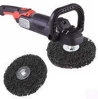 Disque de polissage en bande de qualité industrielle 100 mm - Outil de meuleuse d'angle à tige de 6 mm pour le conditionnement des surfaces et l'élimination de la rouille