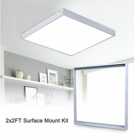 Cadre en aluminium 600x1200 rétroéclairé 60x60 pièces Skd Led écran de plafond intérieur panneau lumineux Led