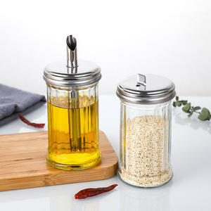 Household Glass Sugar Salt Spice <strong>Shaker</strong> 330ml Seasoning Jar Kitchen Oil <strong>Vinegar</strong> Bottle BBQ Condiment Storage Container Wholesale - Product Image 4