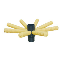 Distributeur d'eau à montage inférieur à bride de 6 pouces avec 8/16 latéraux pour système de filtration de réservoir en PRV
