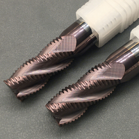 Promo Panas Mata Bor Router Karbida 4 Mata Pisau 10mm Shank, Kustomisasi ODM/OEM, Pemotong Ukiran Kayu CNC, Helix Milling 35/45
