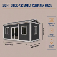 Maisons modulaires, mini-transports, petites maisons mobiles, maisons conteneurs préfabriquées durables, isolation thermique