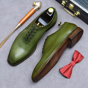 Nuevos Zapatos de Hombre de Alta Calidad, Transpirables, de Suela Blanda, Estilo Casual de Negocios, Estilo Inglés Retro, Hechos a Mano, de Cuero Genuino, de Caña Baja - Product Image 4