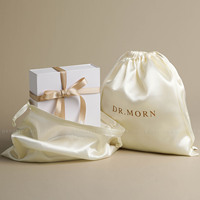 Sacs cadeaux en satin avec cordon de serrage personnalisés PandaSew, pour parfums, vêtements, bijoux, etc.