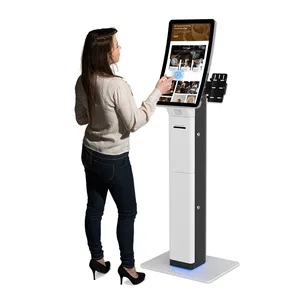 Multifunctional Self Service Payment Kiosk 4GB/8GB Food Order Payment Terminal Kiosk Floor Stand Machine