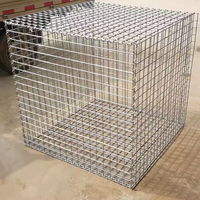 Cesta de Gabión Tejida de Malla de Alambre de Acero Galvanizado en Caliente con Orificios Hexagonales para Control de Inundaciones, Muros de Contención y Jardines