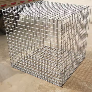 Panier en gabion soudé en treillis métallique pour le contrôle des inondations, les murs de soutènement et l'aménagement paysager - Product Image 1