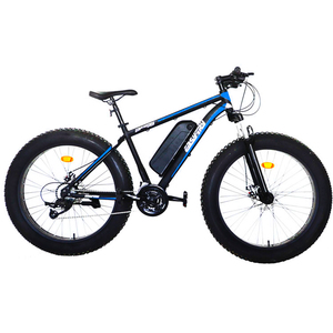 Vélo Électrique Fat Bike <span class=keywords><strong>2021</strong></span> Rapide et Performant avec Moteur Arrière 250W/500W, Batterie au Lithium et Cadre en Acier - Product Image 4