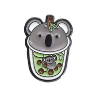 Badge Épinglette Souvenir UV en Alliage Personnalisé, Fer Électroplaqué Bronze, Design Antique Moderne Feng Shui, Motif Ange et Animal, Fête des Pères
