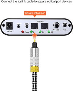 Cable <span class=keywords><strong>de</strong></span> Audio Óptico Digital CableCreation <span class=keywords><strong>de</strong></span> 3.6m (12 pies), Cable Toslink SPDIF con Trenzado <span class=keywords><strong>de</strong></span> Algodón <span class=keywords><strong>y</strong></span> Aleación <span class=keywords><strong>de</strong></span> Zinc <span class=keywords><strong>de</strong></span> 6.0mm para Barra <span class=keywords><strong>de</strong></span> Sonido, Cine en Casa <span class=keywords><strong>y</strong></span> <span class=keywords><strong>TV</strong></span> - Product Image 4