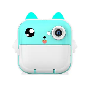 Vente en gros d'appareil photo instantané pour enfants 1080p HD petit mini appareil photo thermique en papier photo jouets appareil photo numérique