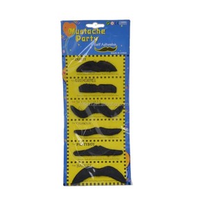 Baffi finti neri semplici vari economici adulti divertenti all'ingrosso di Halloween da vendere MFJ-0059 - Product Image 3